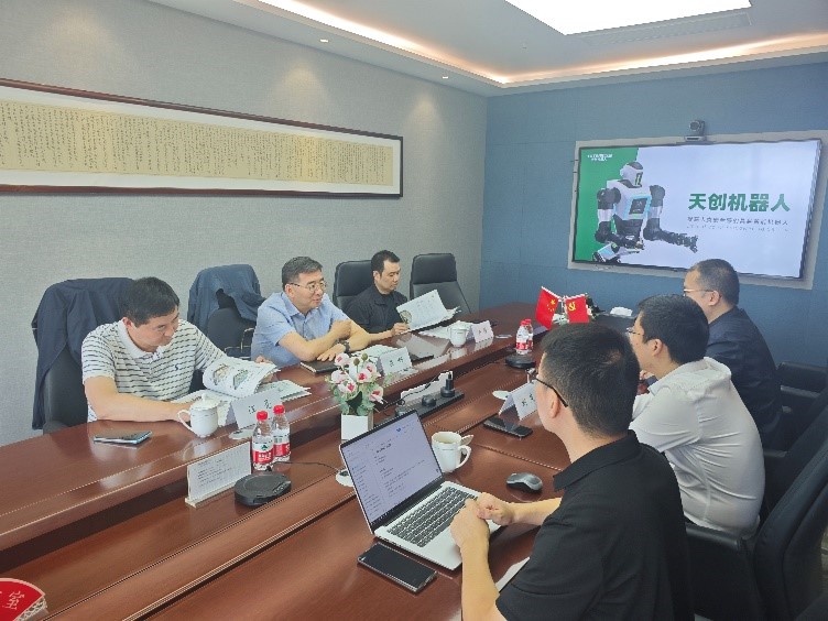 江苏省文化和旅游厅钱钢副厅长考察调研天创机器人